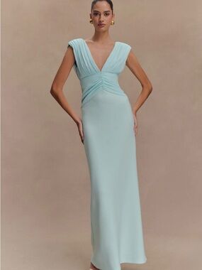 Meshki Monique Maxi Dress - Ice Blue